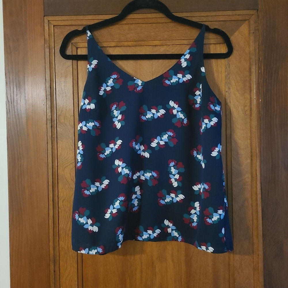 Banana Republic Navy Floral Cami